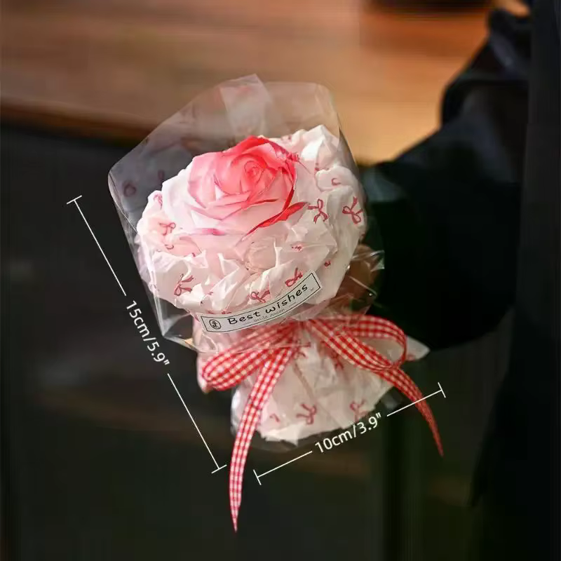 Bouquet de roses artificielles pour Noël