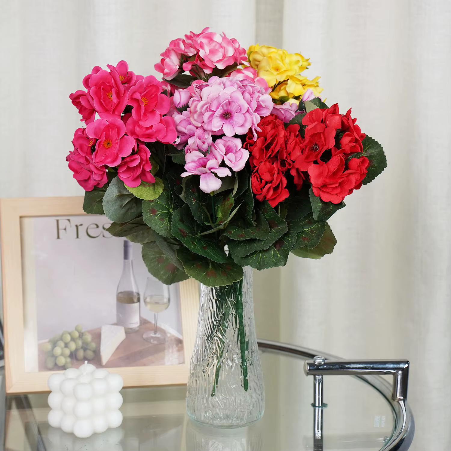 Uflower – plantes à fleurs de bégonia artificielles