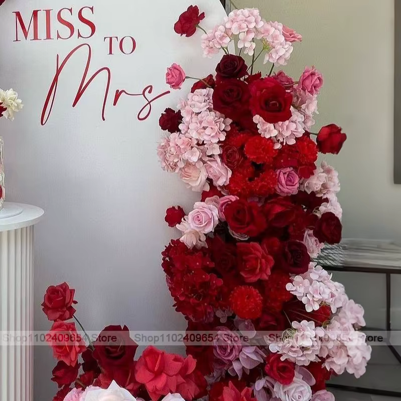 Idées de décorations de mariage en rose bordeaux