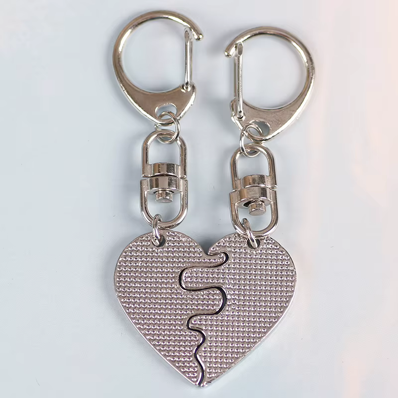 Ensemble de 2 pendentifs porte-clés pour meilleurs amis, porte-clés pour sac à dos homme et femme, breloque pour sac femme, accessoires de bijoux, cadeaux