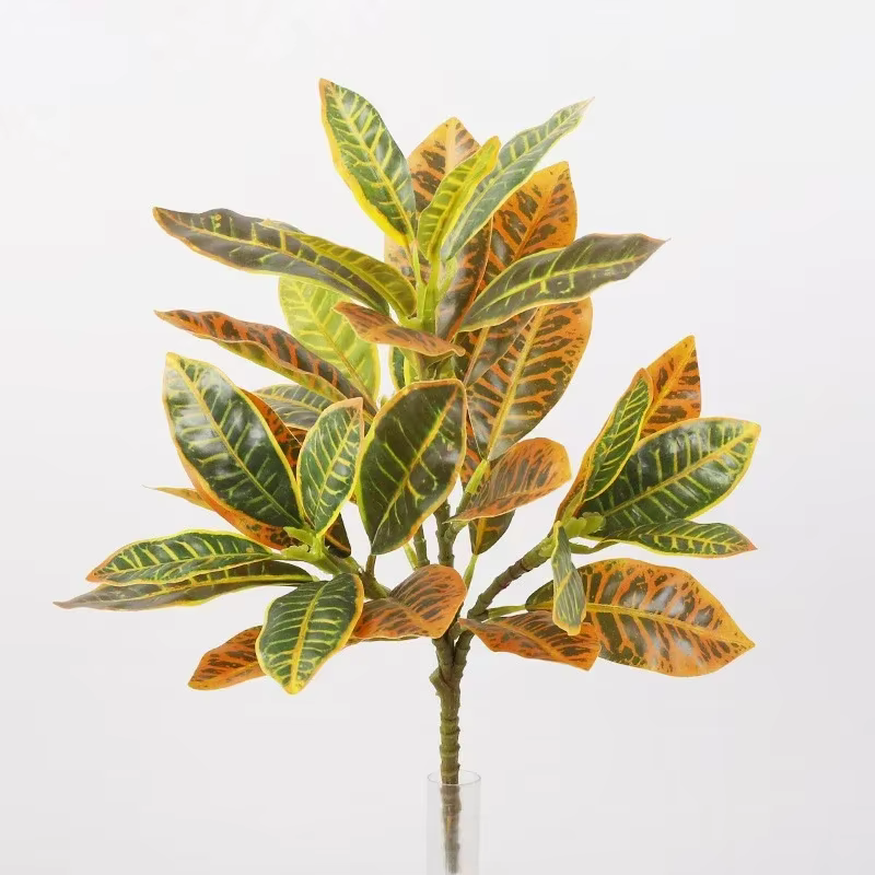 Plantes vertes en bois artificielles changeantes de documents