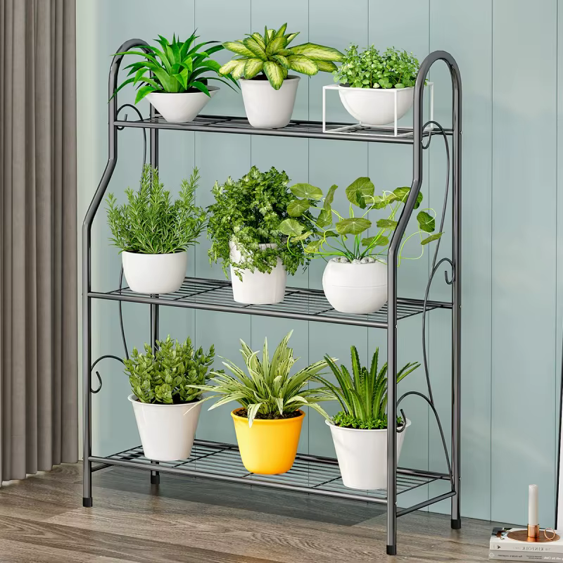 Support de fleurs à 3 niveaux