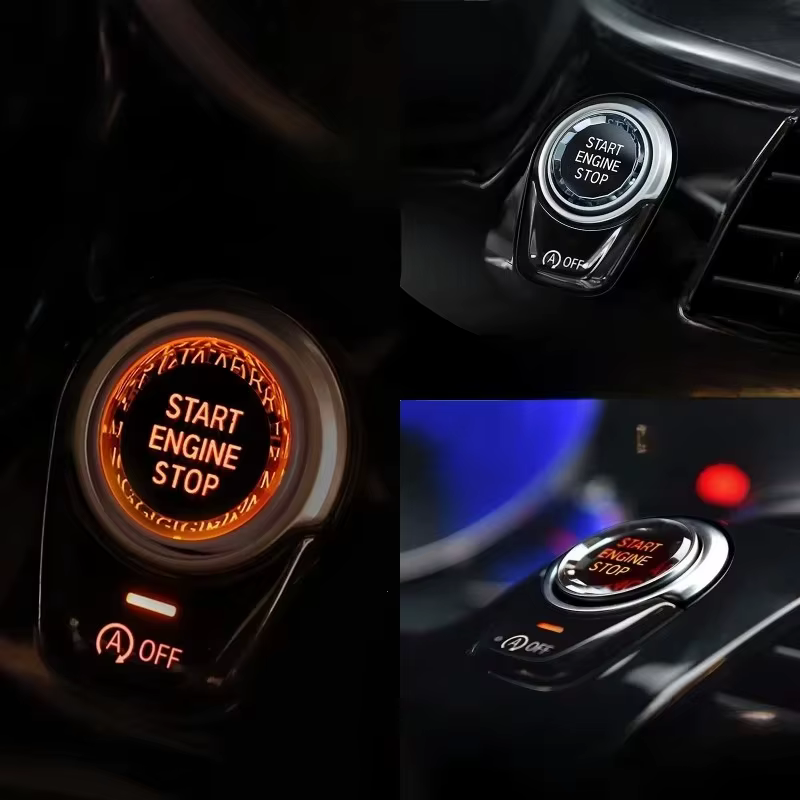 Bouton de Démarrage et d'Arrêt du Moteur, Accessoires de Remplacement pour BMW bronchX5, E70, X6, E71, Z4, E89, Série 1, 3, 5, E90, E91, E92, E60