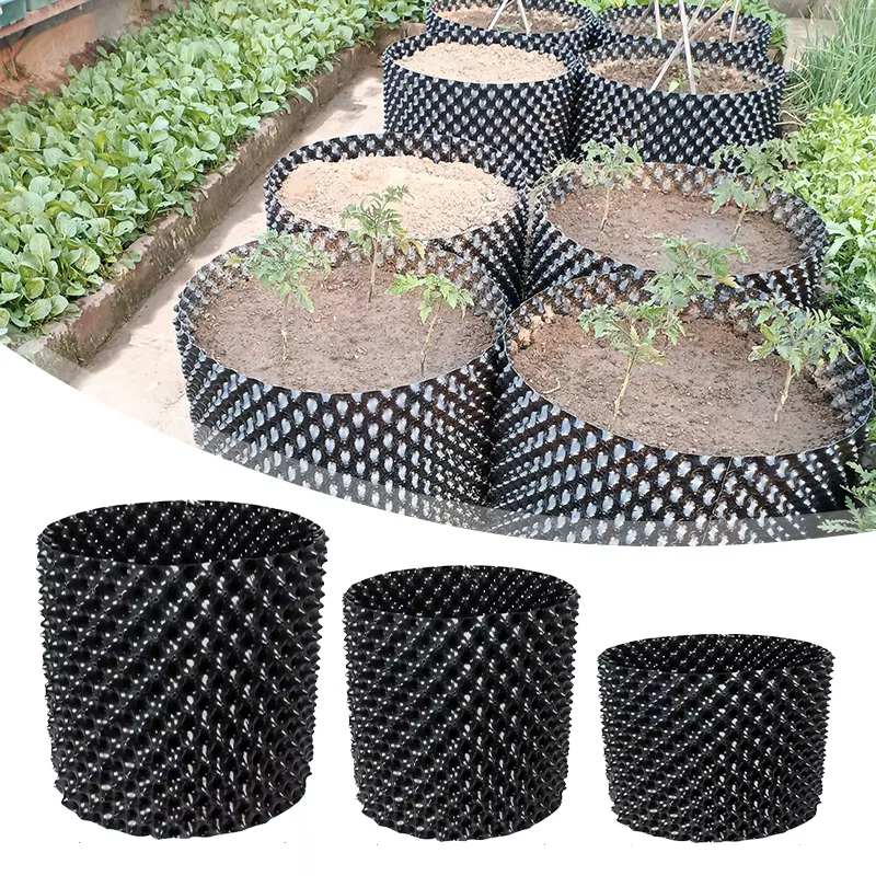 Pots de taille aérienne en plastique