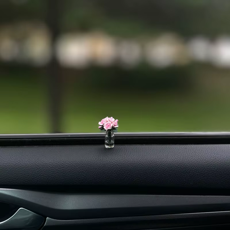 Mini Vase à roses et tournesol