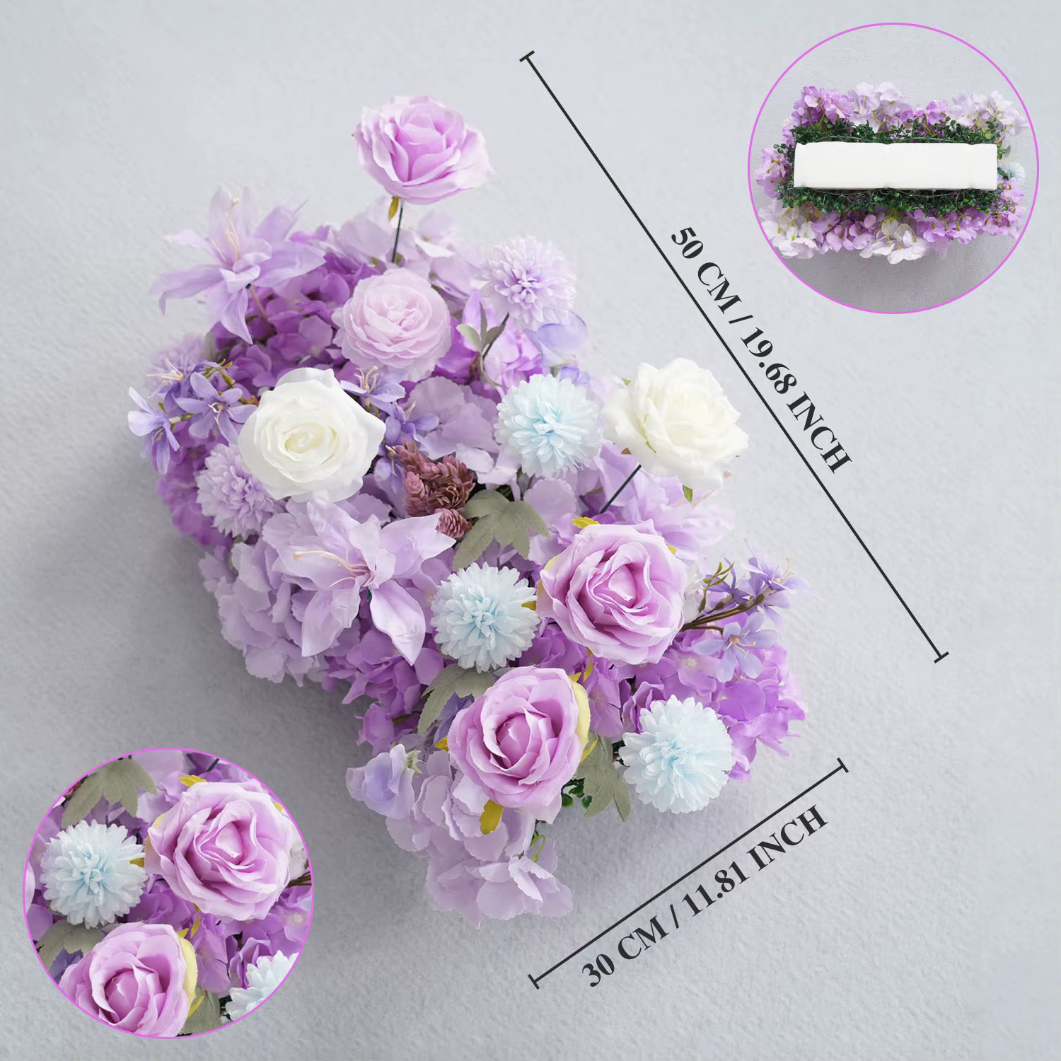 Uflower – fleurs artificielles violettes