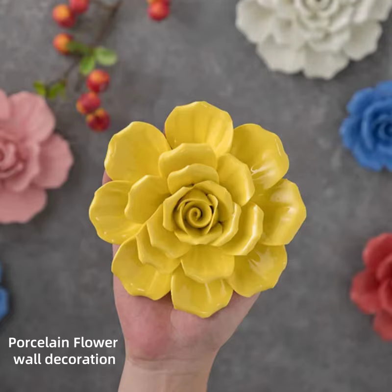 Fleurs en céramique créatives