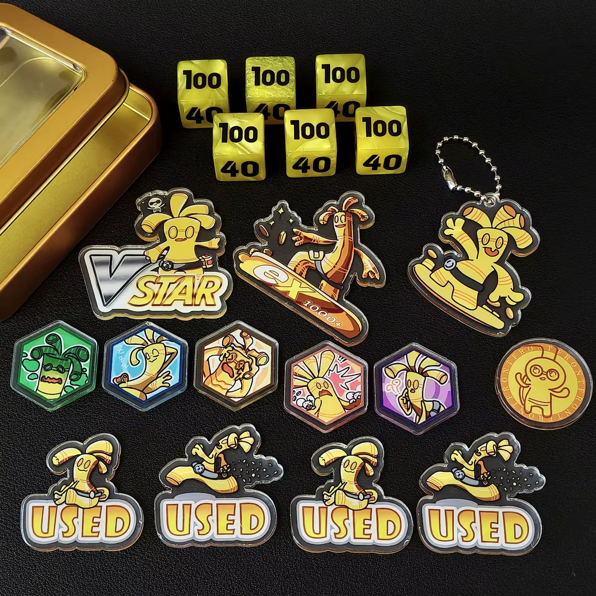 Jeu de cartes Anime Pokemon PTCG, accessoire de bricolage, compteurs de dommages, état, Charizard Gengar Ditto Lucario, Collection, jouets cadeaux
