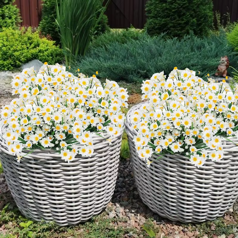1 paquet de marguerites artificielles résistantes aux UV