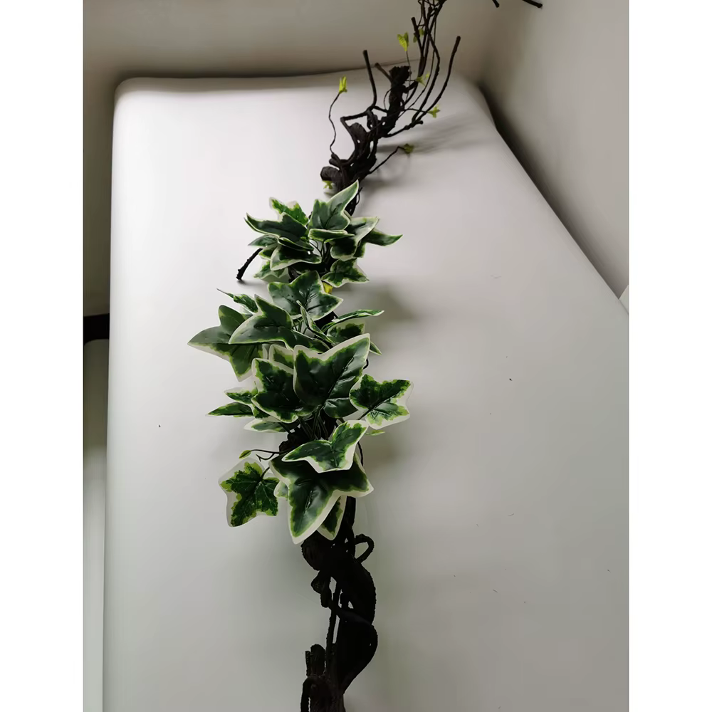 1.75 mètres vigne artificielle feuille verte Simulation Rose rotin plante branche décoration bureau bricolage