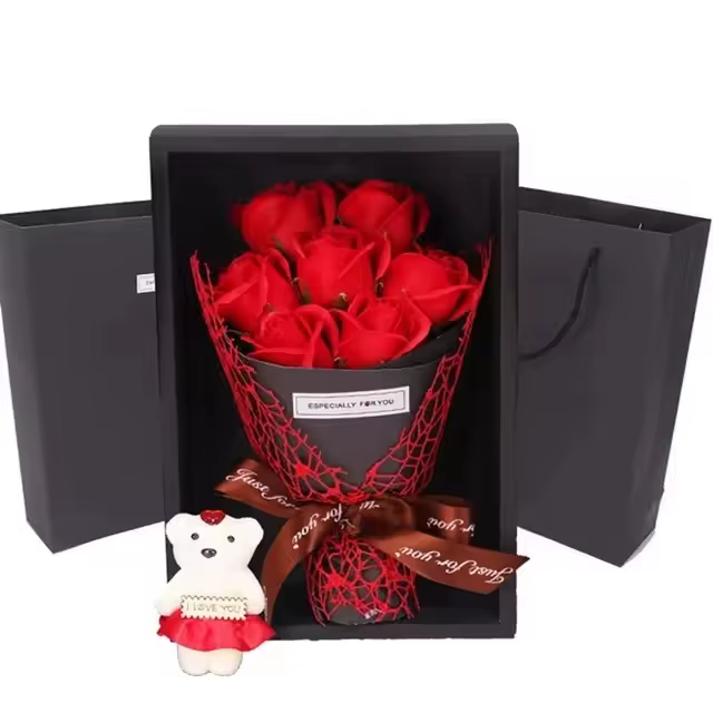 Fleurs artificielles pour la Saint-Valentin