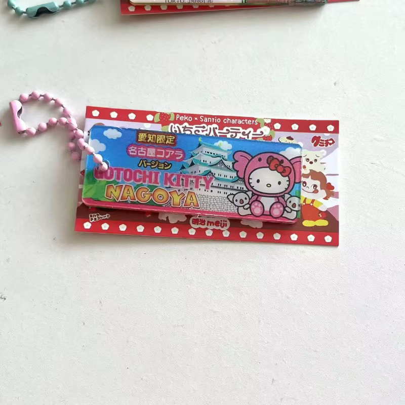 Porte-clés pendentif en acrylique Hello Kitty, motif dessin animé mignon, décoration tendance, produits populaires, cadeaux de festival, articles pour femmes, vente en gros