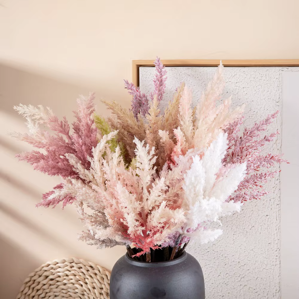 Vase de fleurs artificielles Astilbe Chinensis