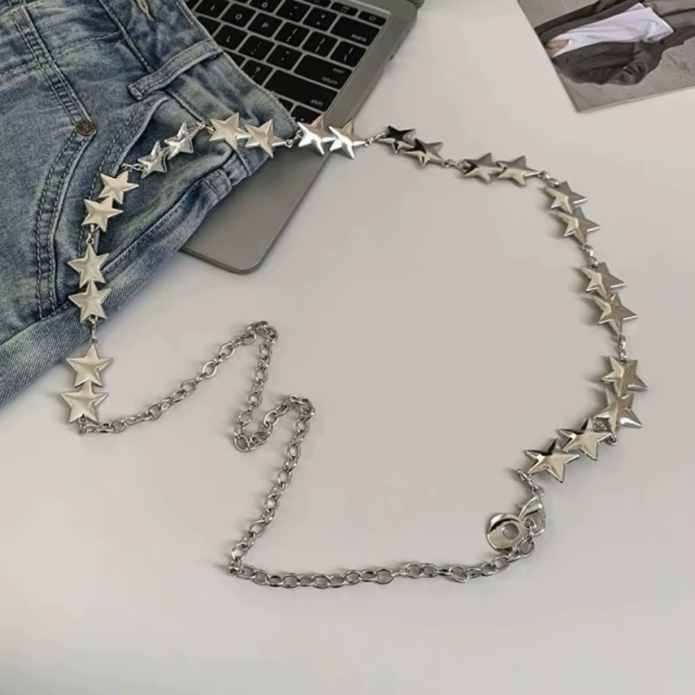 Chaîne de taille en argent pour femmes, accessoires Sexy, Design ethnique rétro, chaîne de ceinture en métal, chaîne de ventre pour femmes