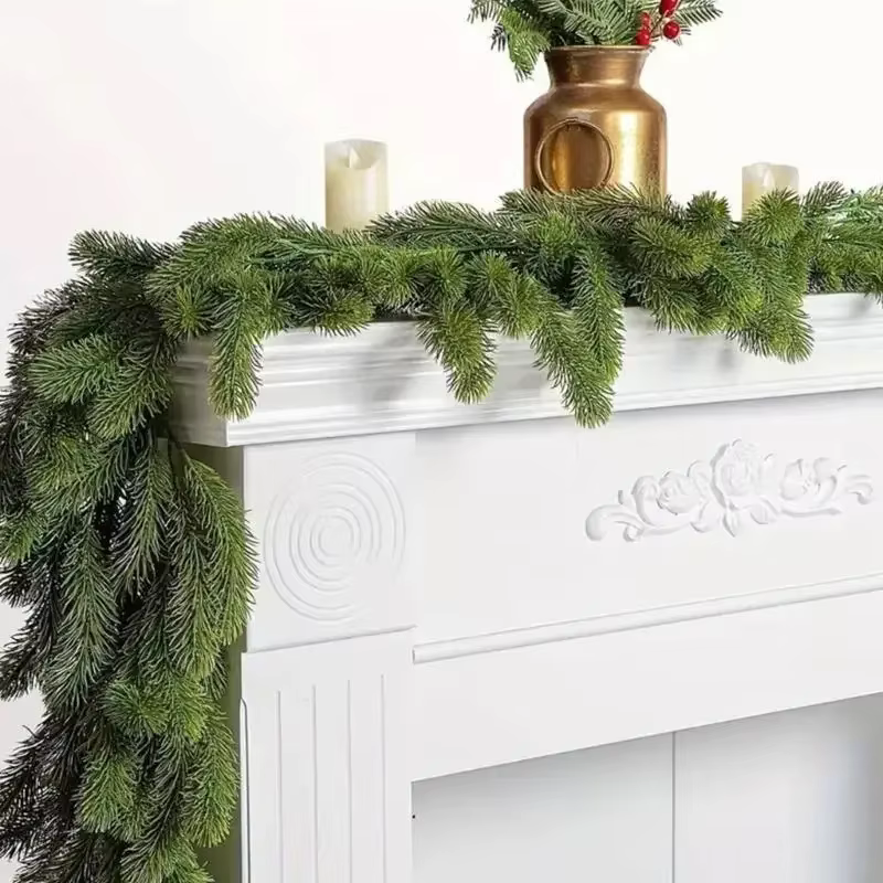 Vigne noël artificielle réaliste 6 pieds