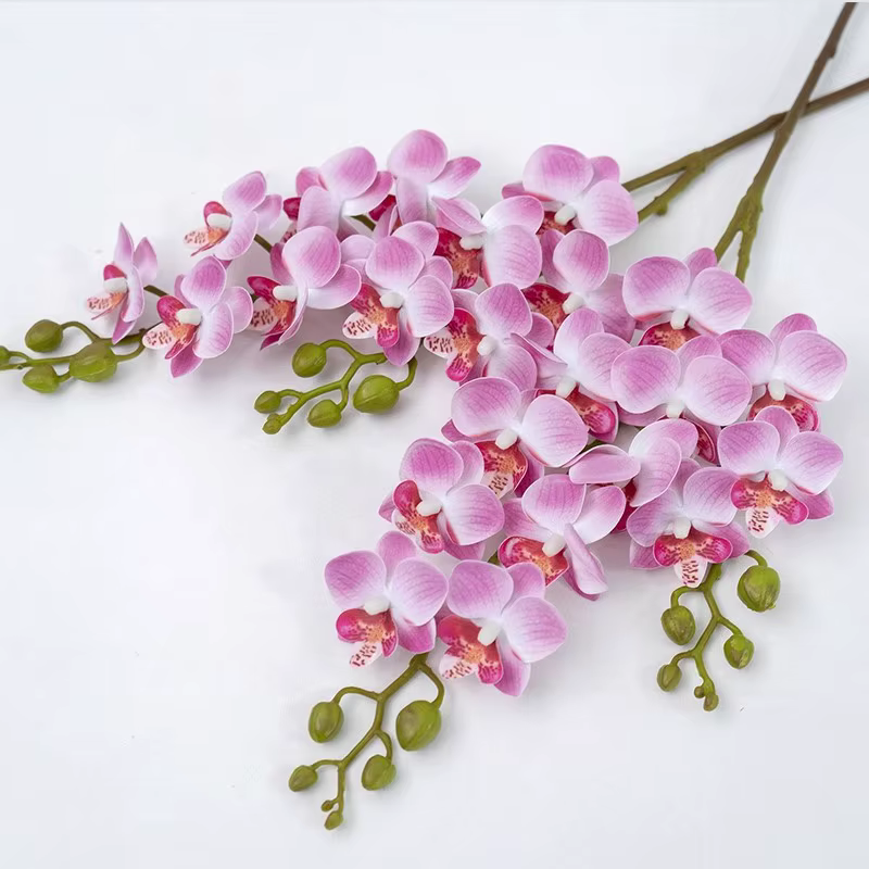 Fleur d'orchidée en soie