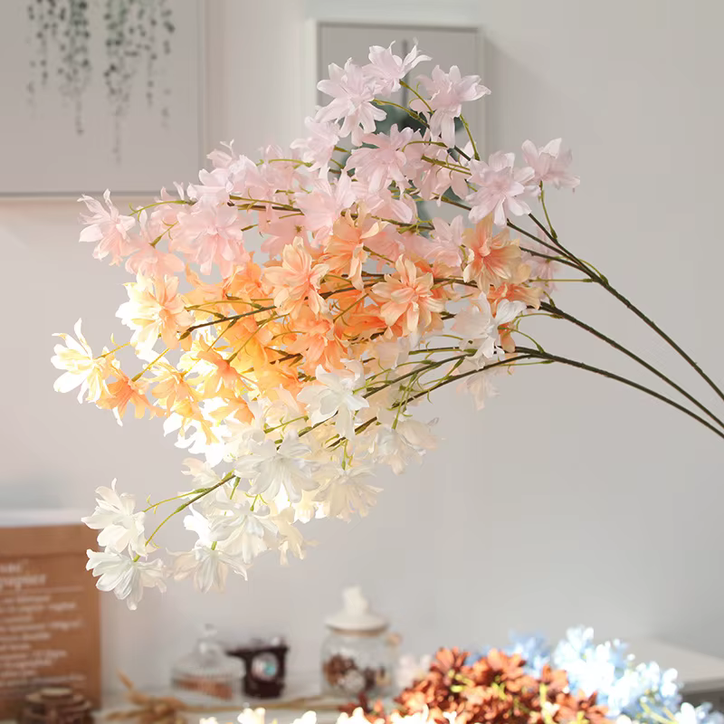 Fleurs de cerisier de neige artificielles