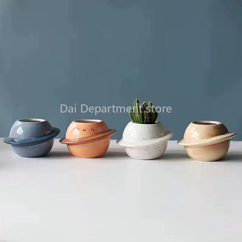 Mini pot de fleur en céramique pour la décoration de la maison