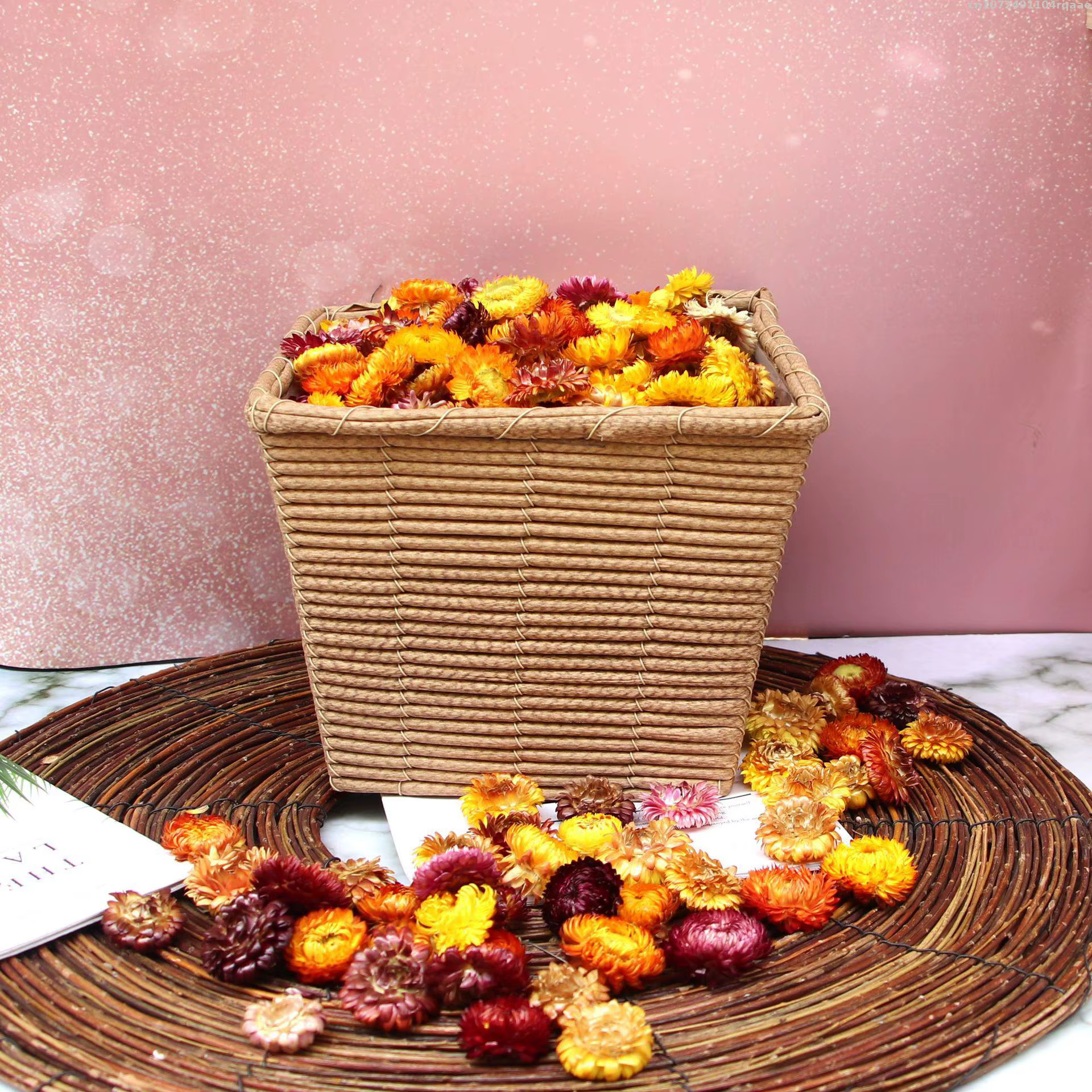 Qualité tournesol marguerite fleur séchée bricolage Epoxy résine moule maison décoration murale paille sèche