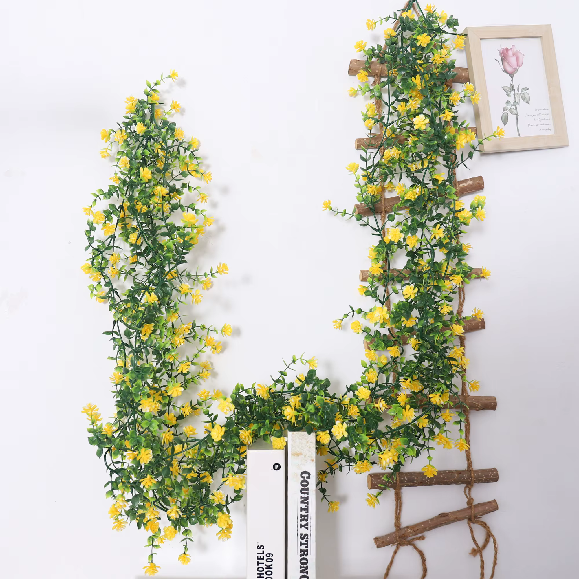Fleur artificielle d'eucalyptus pour bébé