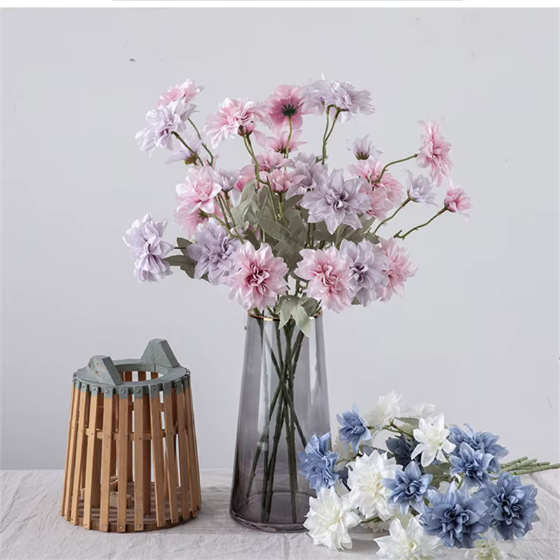 Belles fleurs de soie de pivoine de Dahlia