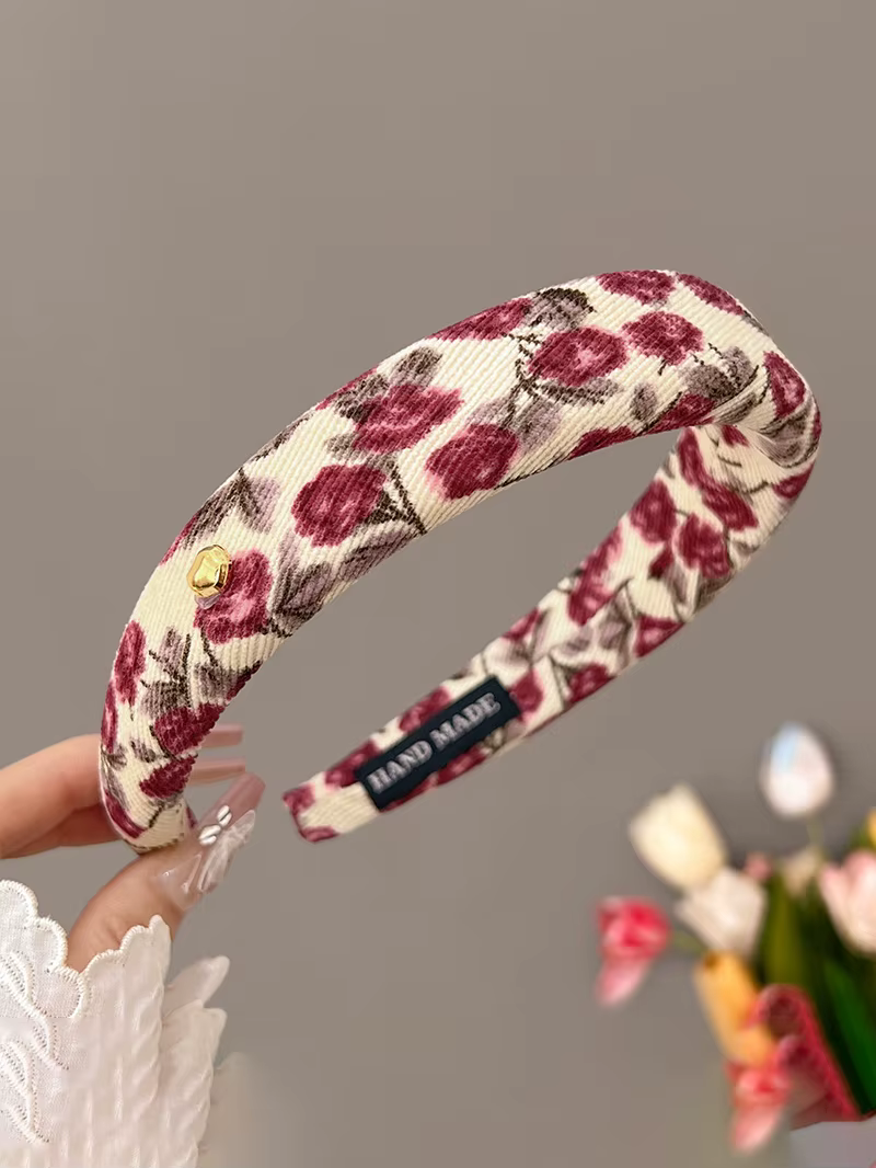 Bandeau floral français pour la saint-valentin pour femmes