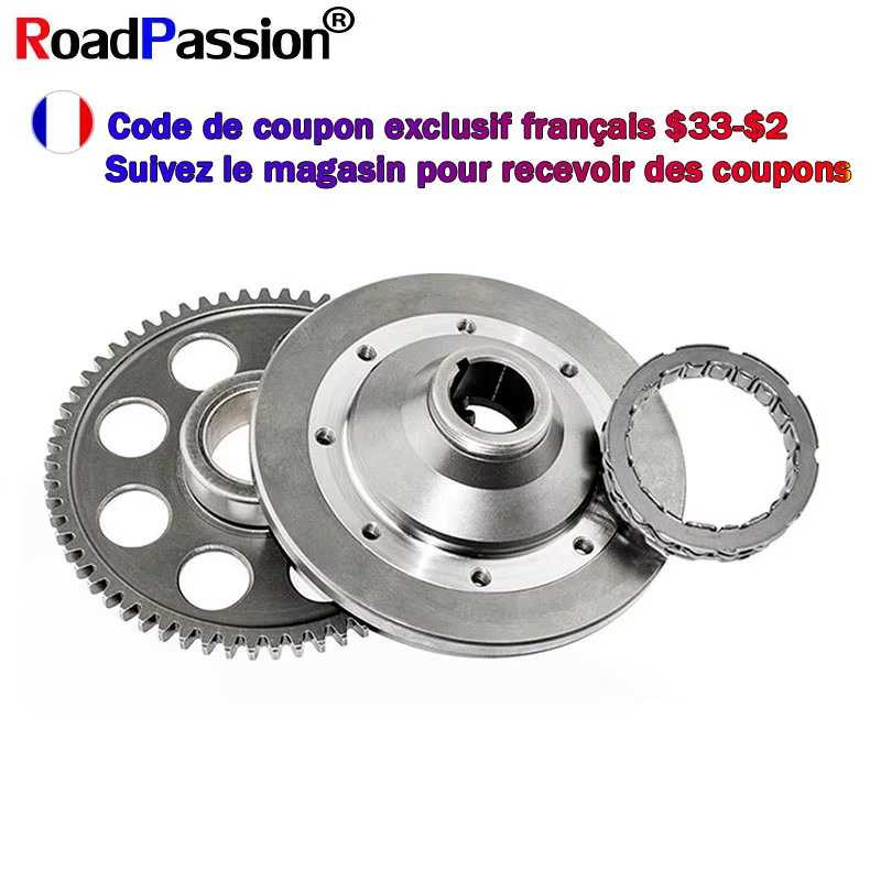 Accessoires de moteur de moto, engrenage d'embrayage de démarreur de roulement et volant d'inertie Assy pour Aprilia Pegaso 650, revenu 650 pour BMW F650, F650ST, F 650