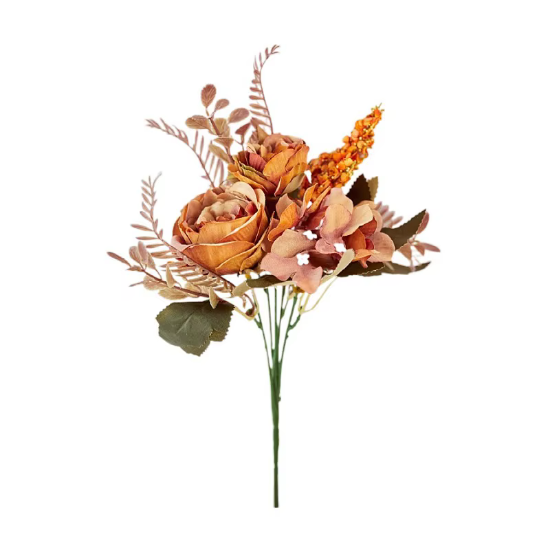 Fleurs artificielles d'automne