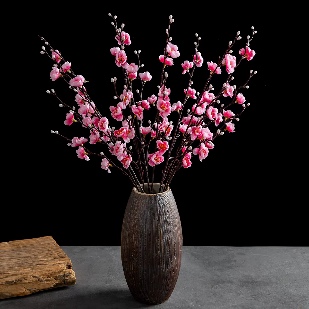 Fleurs artificielles en soie