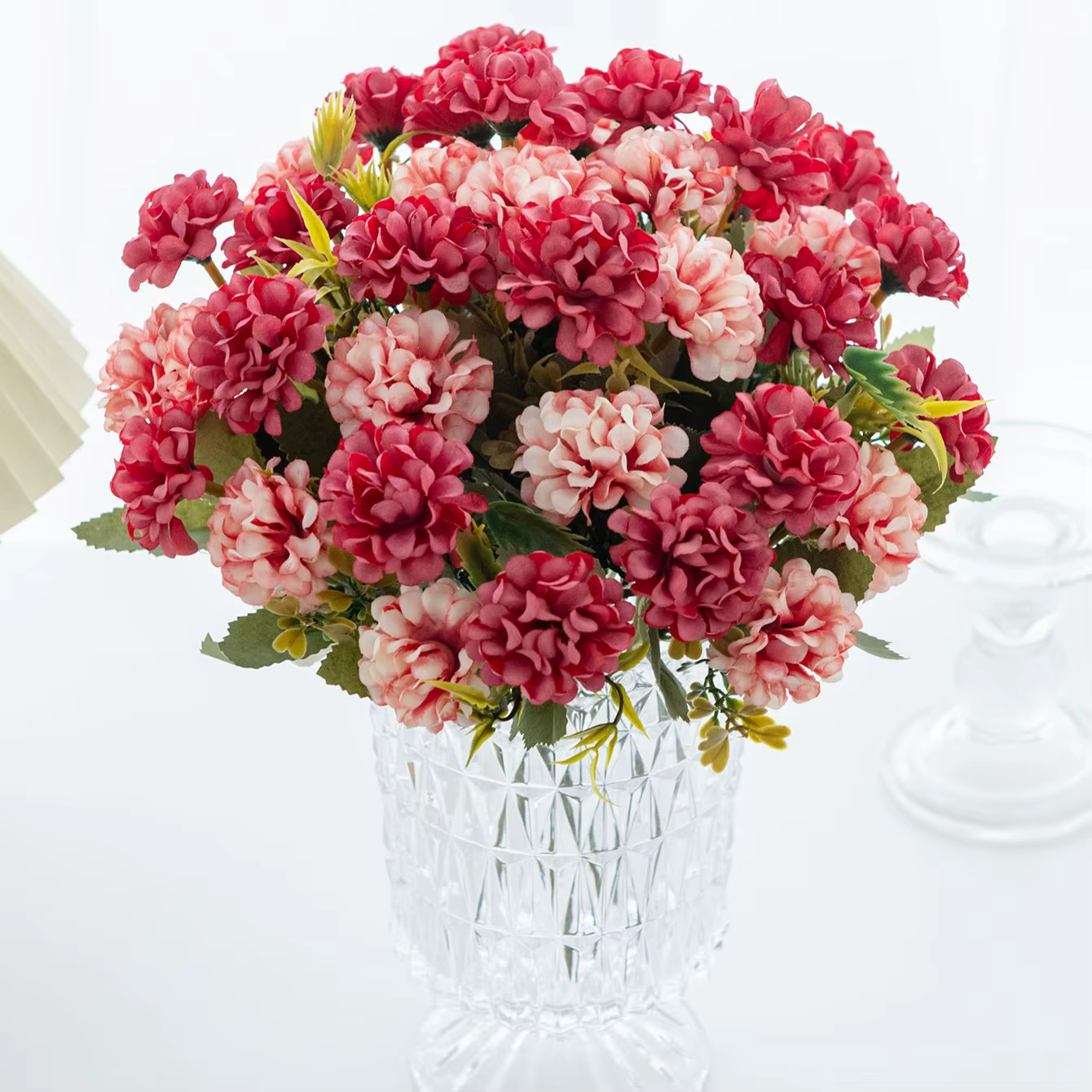 Fleurs artificielles en soie