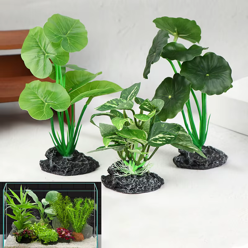 Plantes d'aquarium artificielles