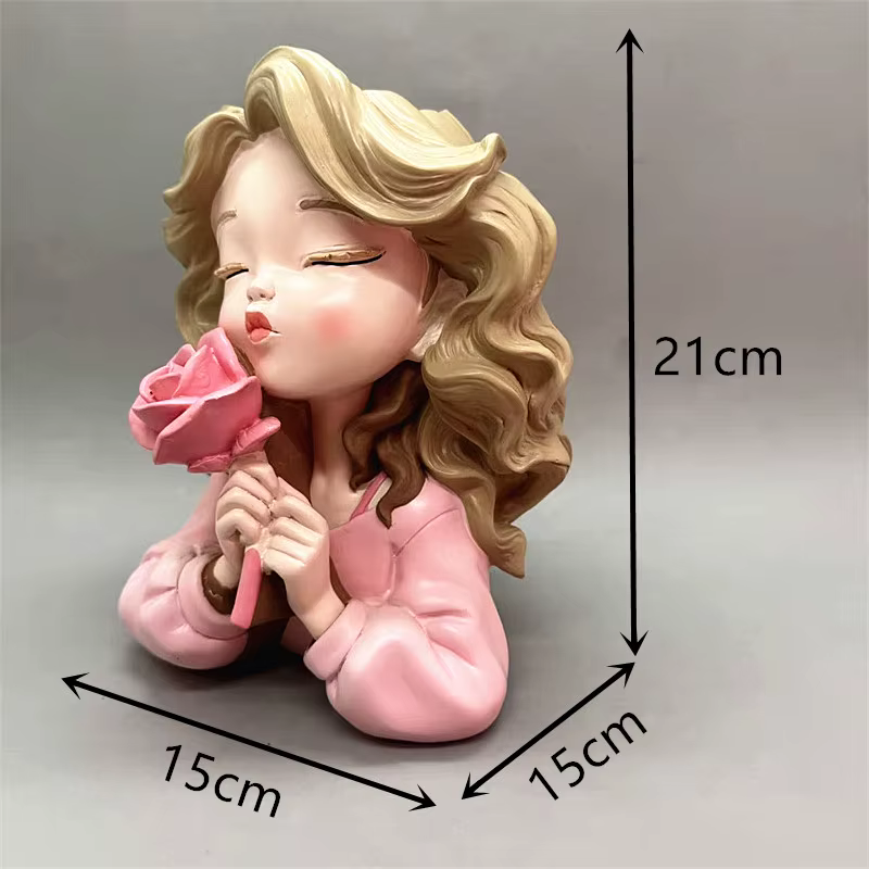 Moule en silicone pour pot de fleurs en forme de rose