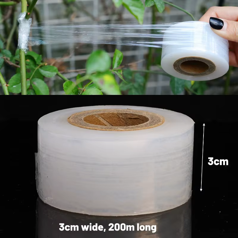 Ruban de greffage extensible pour plantes