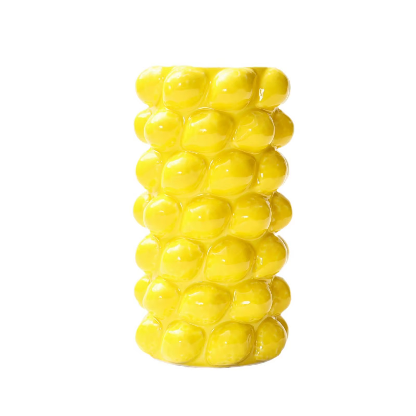 Vase à fleurs en céramique en forme de fruit