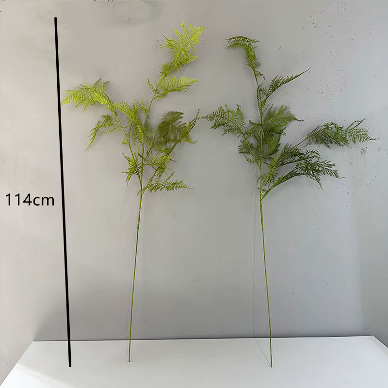 Plantes artificielles d'asperges à longue branche de 114cm