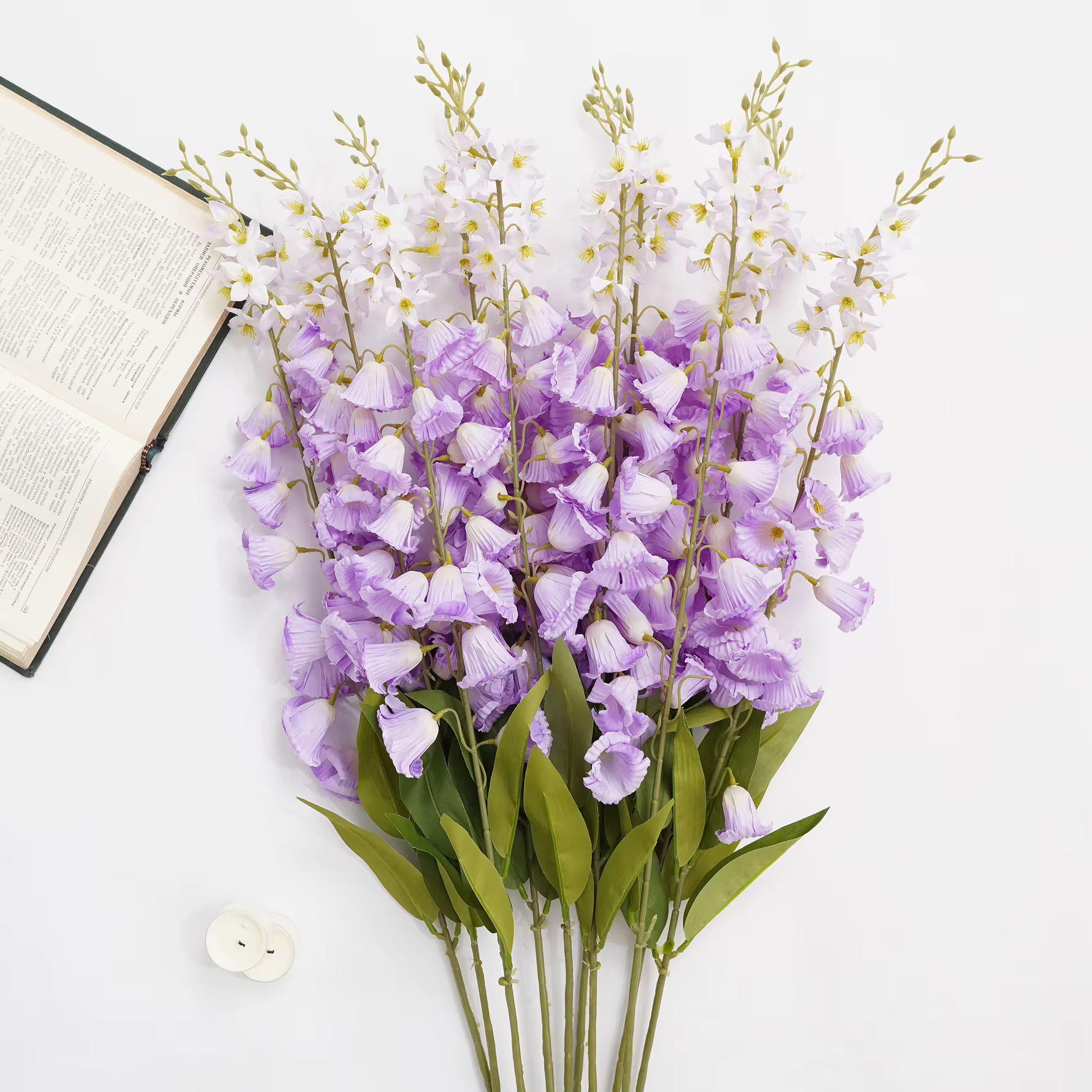 XUELY X9991 Fleurs artificielles de clochettes violettes