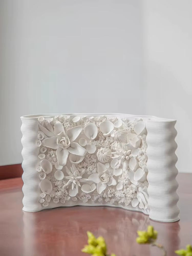 Articles de fleurs en céramique créatifs faits à la main