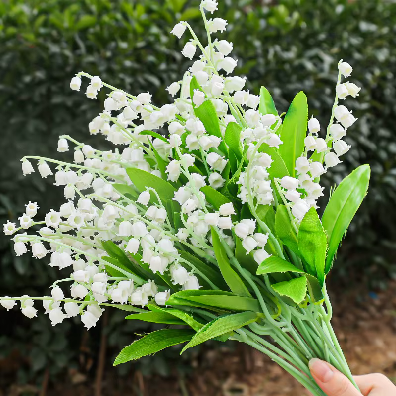 Bouquet de fleurs de mariage en plastique
