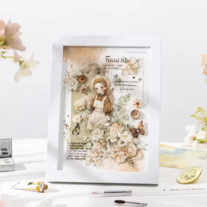 Paquet d'autocollants à motif de langue de fleur