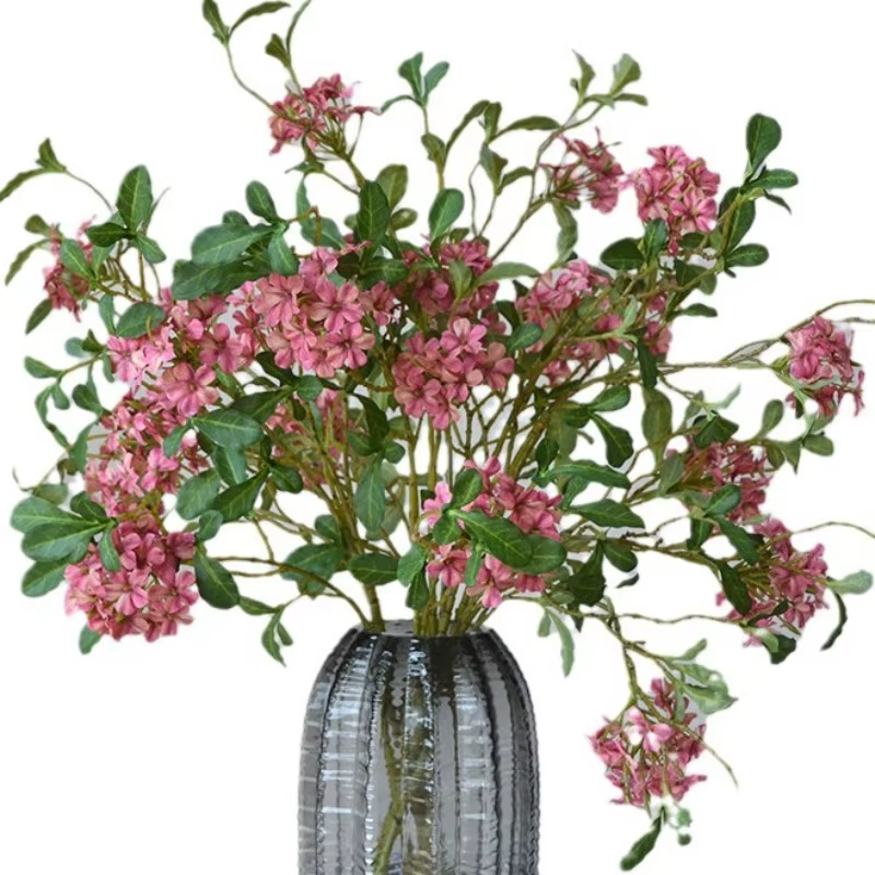 Plumbago – fleurs artificielles bleues 27 pouces