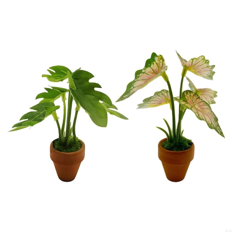 Plantes vertes artificielles miniatures Styles nordiques