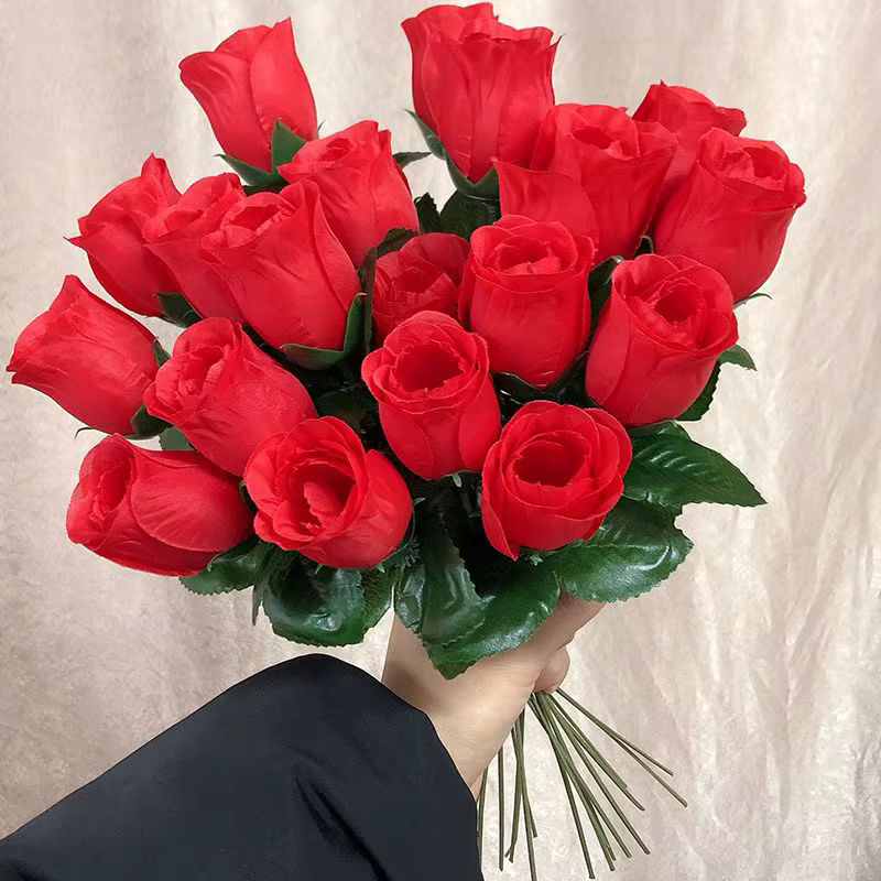 Vase Bouquet de Roses rouges
