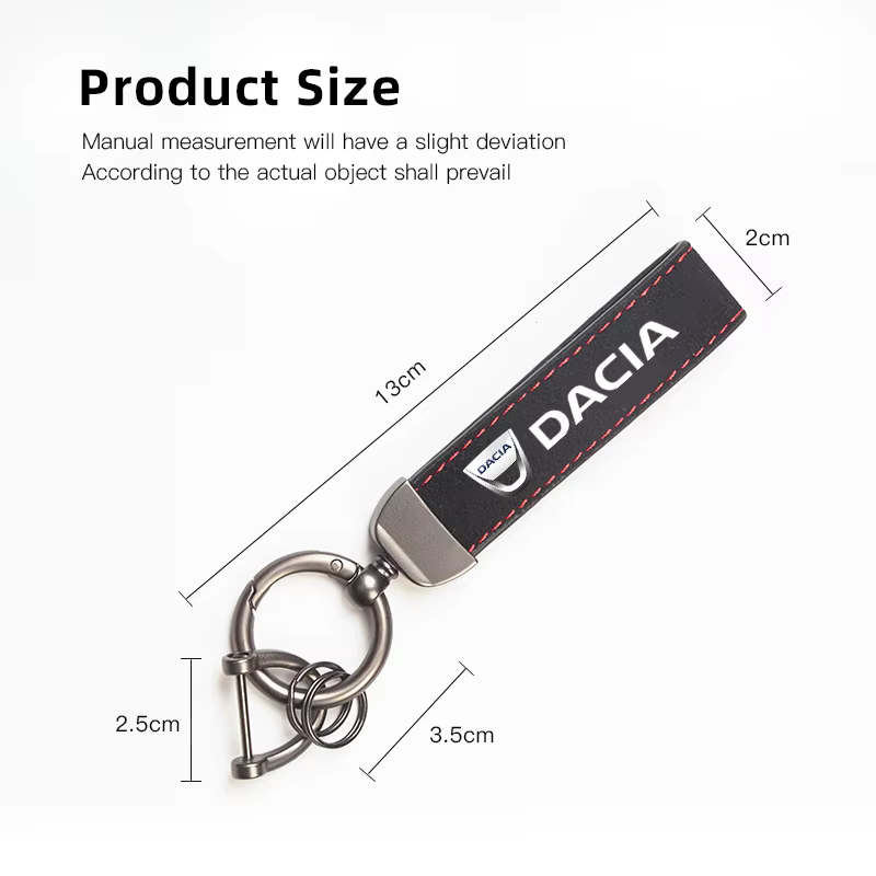 Porte-clés à la mode, accessoires de voiture, accessoires pour Dacia Duster Logan Sandero Jogger Spring Stepway Dokker Lodgy MCV