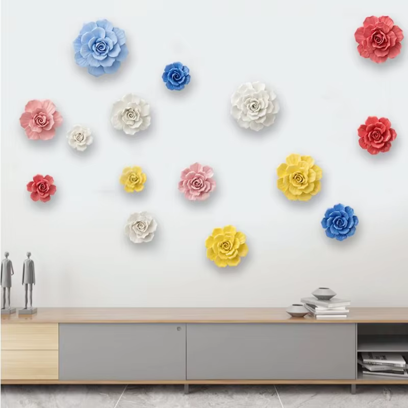 Fleurs en céramique créatives