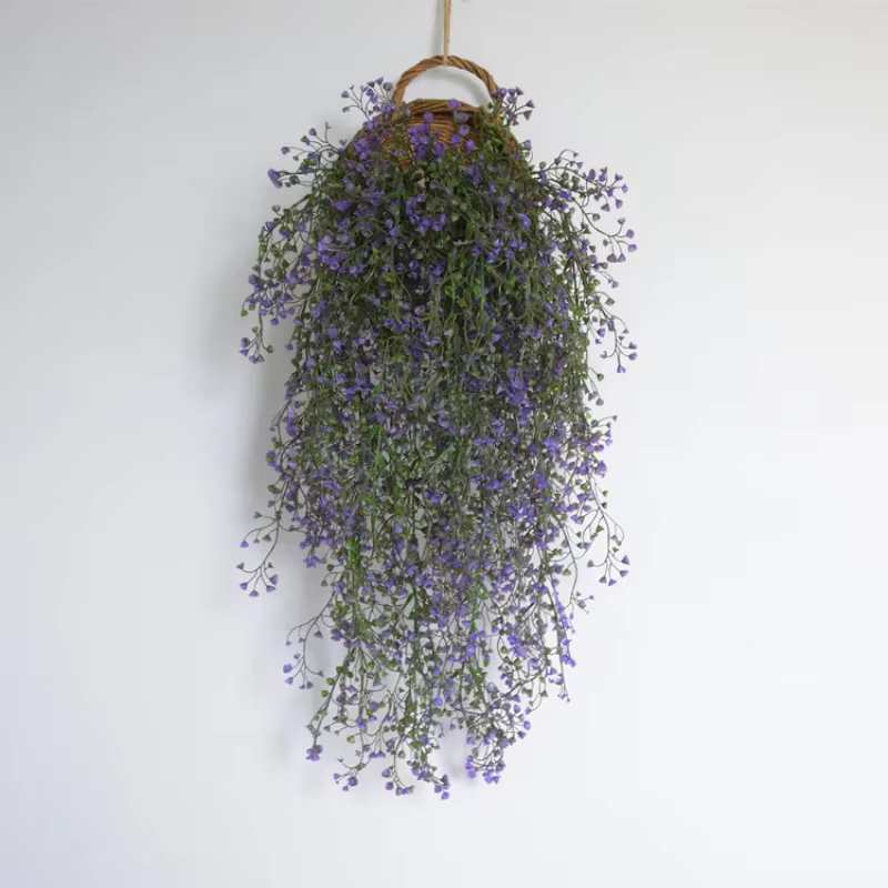 Plante artificielle en rotin