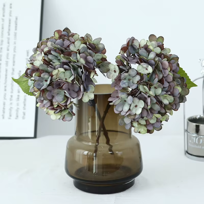 Simulation de fleurs, peinture à l'huile rétro européenne