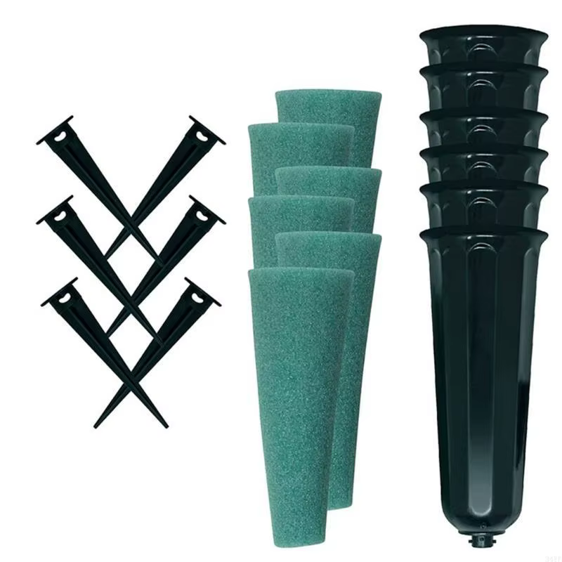 2PCS Vases cimetière extérieur pour fleurs