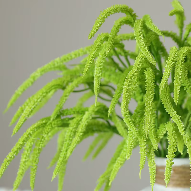 3 pièces/bouquet de plantes artificielles décoration de la maison-larmes d'amant herbe fausses