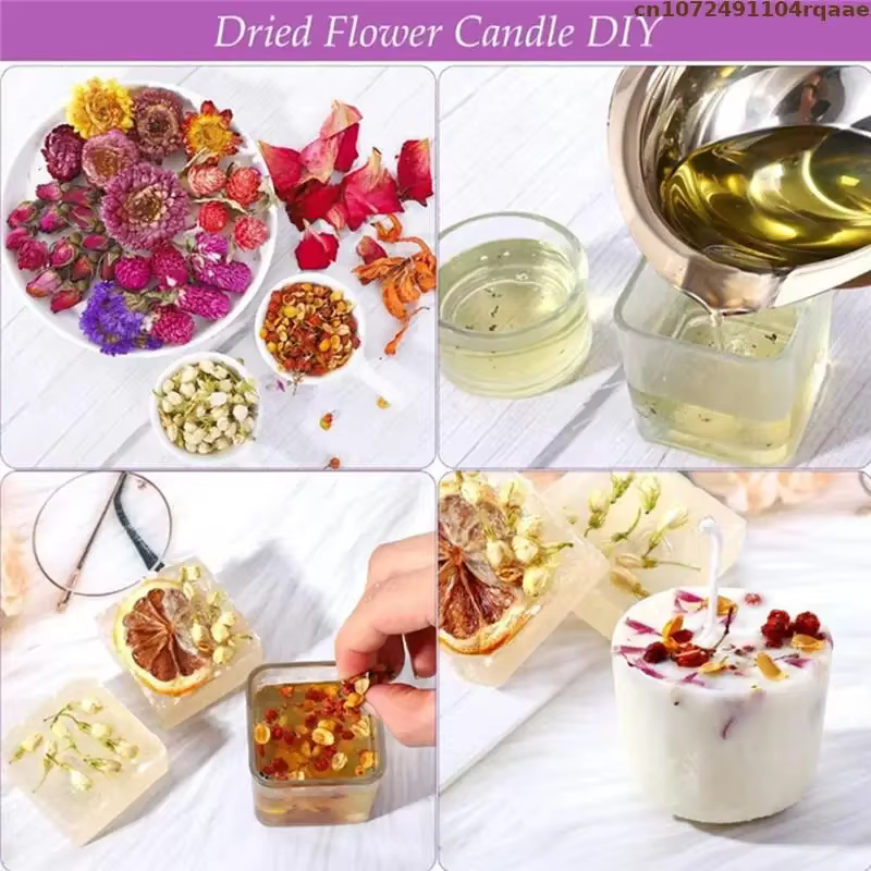 3 types de boutons de roses séchées 100% naturels - pour l'aromathérapie