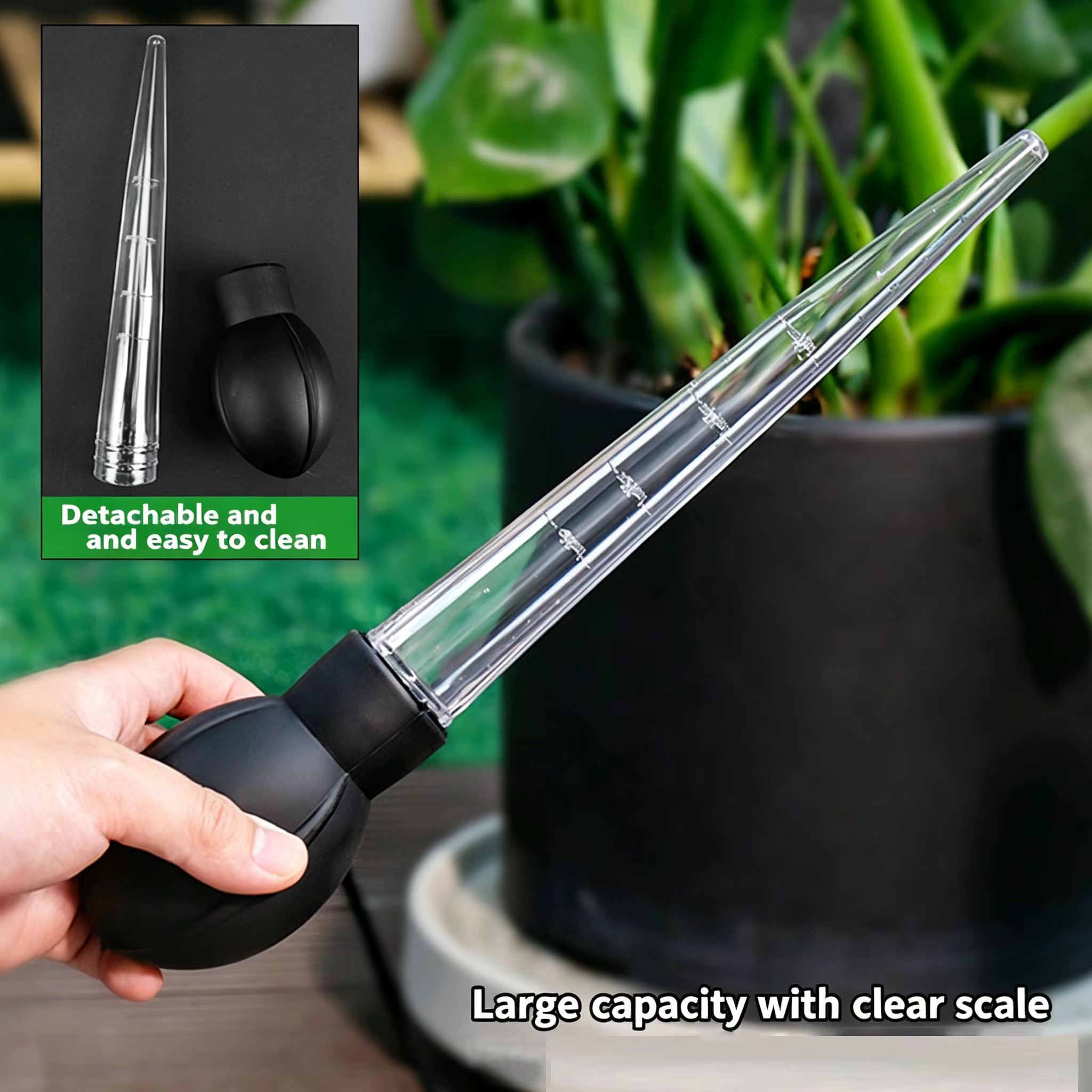 Grande pompe à siphon pour plantes de 100 ml